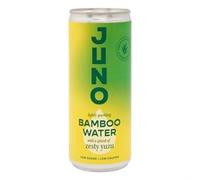 Juno Bamboo Water - Bamboo Sparkling Water Multipack 12 x 250ml Cans | Yuzu, Passionfruit and Mango Flavours | Low Calorie, Vegan, All Natural with Antioxidants and Vitamins