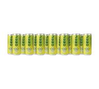 Juno Bamboo Water - Zesty Yuzu Sparkling Water | Flavored Bamboo Sparkling Slim cans | Non Alcoholic Drinks | Low Calories, Vegan, Natural Antioxidants and Vitamins | 12X250ml
