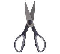 Juno Range (Black, Scissors) - Heavy Duty Kitchen Scissors - Super Hard Titanium Coated. Soft Grip, Dishwasher Safe, Multipurpose, Multifunctional Utility Food Cooking Snips & Bottle Opener. 20cm/8”