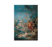 Junon Told Eolus to Convey These Words. Francois Boucher Painting Poster Home Decor Wall Art Hanging Picture Print Bedroom Decorative Painting Room Aesthetic 12x18inch(30x45cm)