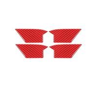 JUNOOS Car Car Carbon Fiber Inner Door Handle Bowl Cover Decoration Stickers for VW for Golf 8 MK8 2020 2021
