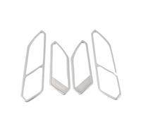 JUNOOS Car Car Inner Door Handle Frame Trims for VW for Tiguan MK2 2017 2018 2019 2020 2021 2022 (Matte Silver)