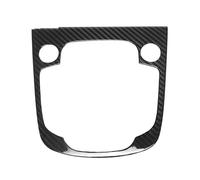 JUNOOS Car Carbon Fiber Car Gear Shift Cover Center Console Panel for Hyundai for Kona N for N-Line 2021 2022 2023 2024 (Glossy Carbon)