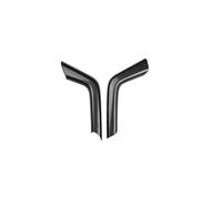 JUNOOS Car Carbon Fiber Pattern Car Interior Door Central Handle Pull Protective Cover Trim for P&orsche for Cayenne 2018-2024
