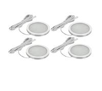 JUNOOS Car Ceiling Lighting RV Light Camper Lighting 3000K 4000K 6000K For VW T4 T5 Indoor Light Car Interior Reading Light 12v 1/4PCS(White 4PCS-6400K)