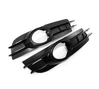 JUNOOS Car Fog Light Grille For A-udi A6 And A6 Quattro C6 2005 2006 2007 2008 4F0807681A 4F0807682A 2X Front Fog Light Lamp Grill Grille Car Fog Light Grille