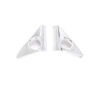 JUNOOS Car For L&and R&over For R&ange R&over For Evoque 2020 2Pcs Car Audio Speaker Tweeters Cover Trim (Silver)