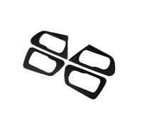 JUNOOS Car for N&issan for Qashqai J10 2007 2008 2009 2010 2011 2012 2013 J10 Car Carbon Fiber Texture Interior Door Handle Cover Trim