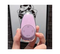 JUNOOS Car Key Cover Case Car Key Cover Control Shell Case Protector Auto Accessories For Leapmotor For Leap C11 T03 S01 2021 2022 2023 Key Shell Accessories(Silver Style-Purple)