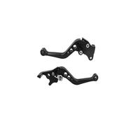 JUNOOS CNC Clutch Drum Brake Lever Handle Adjustable Handlebar Set for Crf250x 125 Motorcycle Brake Handle Motorbike(Black)