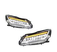 JUNOOS For Accord 9.5Th Gen 2016 2017 Car Headlight LED Head Lamp Upgrade DRL Dynamic Signal Lamp Front Light Assembly