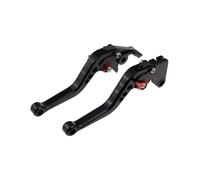 JUNOOS for CB750 for Hornet 2023-2024 Motorcycle CNC Accessories CB 750 for Hornet Short Brake Clutch Levers Adjustable Parking Handle Set(A-Black with red)