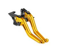 JUNOOS for ER6N ER-6N ER-6F 2006 2007 2008 Motorcycle Accessories CNC Aluminum Short Brake Clutch Lever(Gold)
