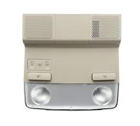 JUNOOS For Skoda For Yeti For Superb For Octavia Dome Front Ceiling Lamp Reading Light Interior Roof Lamp 3TD947133 5ND947133(Light Beige)