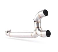 JUNOOS For Y&amaha FZ-6N FZ-6S FZ6 S2 For Fazer 600 Motorcycle Exhaust Muffler Connecter Middle Link Pipe