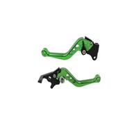 JUNOOS for Y&amaha Motorcycle Brake Handle Motorbike CNC Clutch Drum Brake Lever Handle Adjustable Handlebar Set(Green)