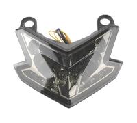 JUNOOS For Z800 ABS 2013-2016 Z125 Pro 2015-2022 Motorcycle LED Taillight Rear Brake Turn Signal Integrated Tail Lights Signal Light(Black)