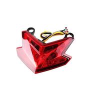 JUNOOS For Z800 ABS 2013-2016 Z125 Pro 2015-2022 Motorcycle LED Taillight Rear Brake Turn Signal Integrated Tail Lights Signal Light(Red)