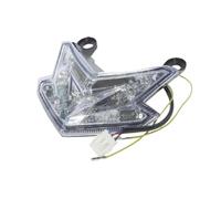 JUNOOS Motorcycle LED Taillight Rear Brake Turn Signal Integrated Tail Lights For Z800 ABS 2013-2016 Z125 Pro 2015-2022 Signal Light(White)