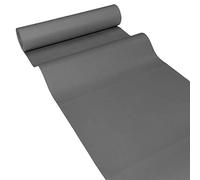 JUNOPAX Paper Table Runner 50M x 0,40M titanium Banquet Roll | Disposable Table Runners | wetproof and damp wipeable