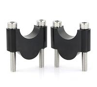 JUNPIY 1 1/8" 28mm Handlebar Riser Fat Bar Risers Motorcycle CNC Billet Aluminum, for Aprilia, Tuono 1000R Tuono V4 APRC 1100 Shiver Motorcycle Handlebar Riser Clamp(Riser 30mm)