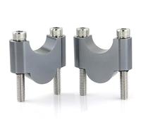 JUNPIY 1 1/8" 28mm Handlebar Riser Fat Bar Risers Motorcycle CNC Billet Aluminum, for Aprilia, Tuono 1000R Tuono V4 APRC 1100 Shiver Motorcycle Handlebar Riser Clamp(Titanium Riser 30mm)