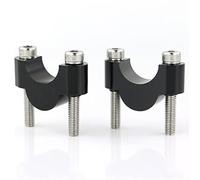 JUNPIY 1 1/8" 28mm Handlebar Riser Fat Bar Risers Motorcycle CNC Billet Aluminum, for Aprilia, Tuono 1000R Tuono V4 APRC 1100 Shiver Motorcycle Handlebar Riser Clamp(Riser 20mm)