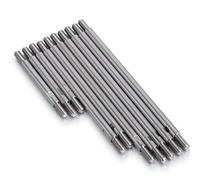 JUNPIY 10PCS/Lot Stainless Steel Link Rod Unassembled Kit 313/324mm Wheelbase 1:10 TRX4 RC Crawler Car Parts Suspension Control Arm Link(324mm)