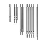 JUNPIY 10PCS Stainless Steel Link Rod Unassembled Kit 313mm Wheelbase 1/10, for, for Traxxas, for TRX4 RC Crawler Car Suspension Control Arm Link