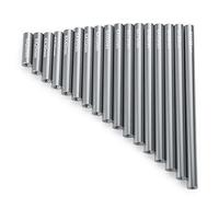 JUNPIY 17PCS Metal Link Rod Linkage Kit 20/25/30/35/40/45/50/55/60/65/70/75/80/85/90/95/100mm 1:10 RC Crawler, for Axial, for SCX10 Suspension Control Arm Link(Titanium)