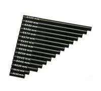 JUNPIY 17PCS Metal Link Rod Linkages Kit 20-100mm 1/10 RC Crawler Car, for Axial, for SCX10 CC01 AX10 F350 D90 CX10 Suspension Control Arm Link