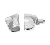 JUNPIY 2PCS ABS Motorcycle Side Battery Fairing Cover Chrome For VLX 600 1999-2008 VT600 C CD Shadow VLX Deluxe STEED400 99-2007 Motorcycle Side Cover(Chrome)