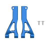 JUNPIY 2Pcs Metal Front Upper Suspension Arm, for ARRMA, for 1/7 LIMITLESS INFRACTION 6S, for 1/8, for TYPHON 6S RC Car Upgrade Parts Suspension Control Arm Link(Blue)