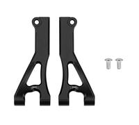 JUNPIY 2Pcs Metal Front Upper Suspension Arm, for ARRMA, for 1/7 LIMITLESS INFRACTION 6S, for 1/8, for TYPHON 6S RC Car Upgrade Parts Suspension Control Arm Link(Black)