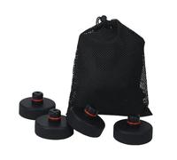 JUNPIY 4Pcs Lifting Jack Pad Adapter, for Tesla, for Model 3 Y S X Auto Rubber Lift Point Repair Tool Puck Chassis Stands Styling Accessories Car Jack Pad