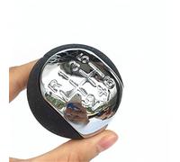 JUNPIY 5/6 Speed Chrome ABS Gear Stick Shift Lever Shifter Head, for Opel, for Vauxhall, for Vectra C for Vectra B for Corsa for Astra T07 Gear Shift Knob(Black R123456)