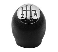 JUNPIY 5/6 Speed for Megane for Scenic for Laguna, for Vauxhall, for Opel, for Movano, for Nissan, Gear Shift Knob Lever Gear Shift Knob(Black 6 Speed)