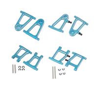 JUNPIY 8Pcs Metal Front & Rear Suspension Arms Swing Arm Set, for Tamiya, for TT-01 TT01 TT-01E TT01E 1/10 RC Car Suspension Control Arm Link