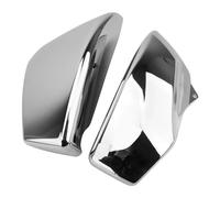 JUNPIY ABS Motorcycle Chrome Battery Side Cover Fairing Guard Moto VTX1800 R/Retro S/Spoke N/Neo T/Tourer 2002-2008 Motorcycle Side Cover(Chrome)