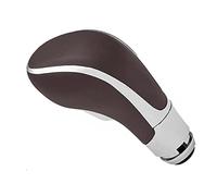 JUNPIY Automatic PU Leather Gear Shift Head Shifter Lever Knob, for Opel, for Vauxhall, for Insignia, for Buick, for Regal Interior Parts Gear Shift Knob(Black)
