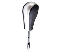 JUNPIY Car Short Long Gear Stick Car Automatic at Shift Gear Knob, for, E39 E46 E53 E60 E61 E63 E64 E83 E81 E82 E87 E90 E91 Gear Shift Knob(Matt Silver-Long)