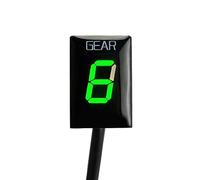 JUNPIY For Aprilia, for SL1000 SL 1000 Falco Shiver 750 Shiver750 Gear Indicator No ABS EFI Motorcycle Accessories 1-6 Level Speed Display Speed Meter Gear Indicator(Green)