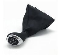 JUNPIY for, F30 F31 F32 F33 F34 F35 F36 Manual Gear Shift Knob Lever Stick Pen with Gaiter Boot Cover Case Collar Gear Shift Knob(Black 6 Speed)