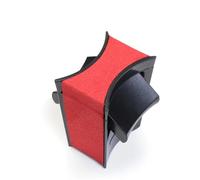JUNPIY Front Central Cup Holder Limiter Insert Clip Mobile Phone Holder Drink Bottle Organizer Divider, for Tesla, for Model 3 /Y 2021 Car Cup Holder Divider(Red Suede)