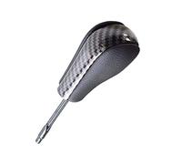 JUNPIY Gear Knob Car Automatic Gear Shift Knob Lever Stick Replacement, for, E81 E82 E87 E90 E91 E92 E93 E36 E38 E39 E46 E53 E60 Gear Shift Knob(Black Carbon Fiber-Long)