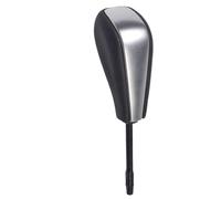 JUNPIY Gear Knob Car Automatic Gear Shift Knob Lever Stick Replacement, for, E81 E82 E87 E90 E91 E92 E93 E36 E38 E39 E46 E53 E60 Gear Shift Knob(Black Matt Silver-Short)