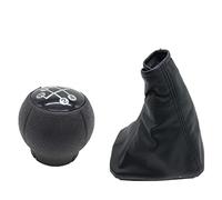 JUNPIY Gear Shift Knob Lever Gaiter Boot Car Parking Handbrake Grips Case, for Opel, for Corsa C for TIGRA B for Combo C Gear Shift Knob