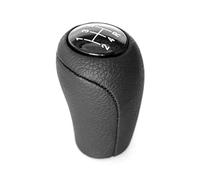 JUNPIY Leather 5/6-Speed Gear Shift Knob, for Mazda, 3 BK BL 5 CR CW 6 II GH CX-7 ER MX-5 NC III 23 MT Leather Shifter Lever Arm Headball Gear Shift Knob