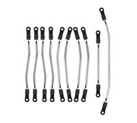 JUNPIY Metal Chassis Suspension Link Set Steering Links, for 1/10 RC Crawler, for Axial Wraith 90045 90056 90018 90020 90031 Suspension Control Arm Link