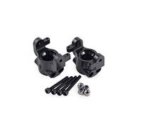 JUNPIY Metal Front Rear, for AR14B Axle Housing Steering Knuckle C-Hub Hex Rotor Caliper, for 1/10 RC Rock Bouncer, for Axial RBX10 Ryft Suspension Control Arm Link(C Hub-BK)